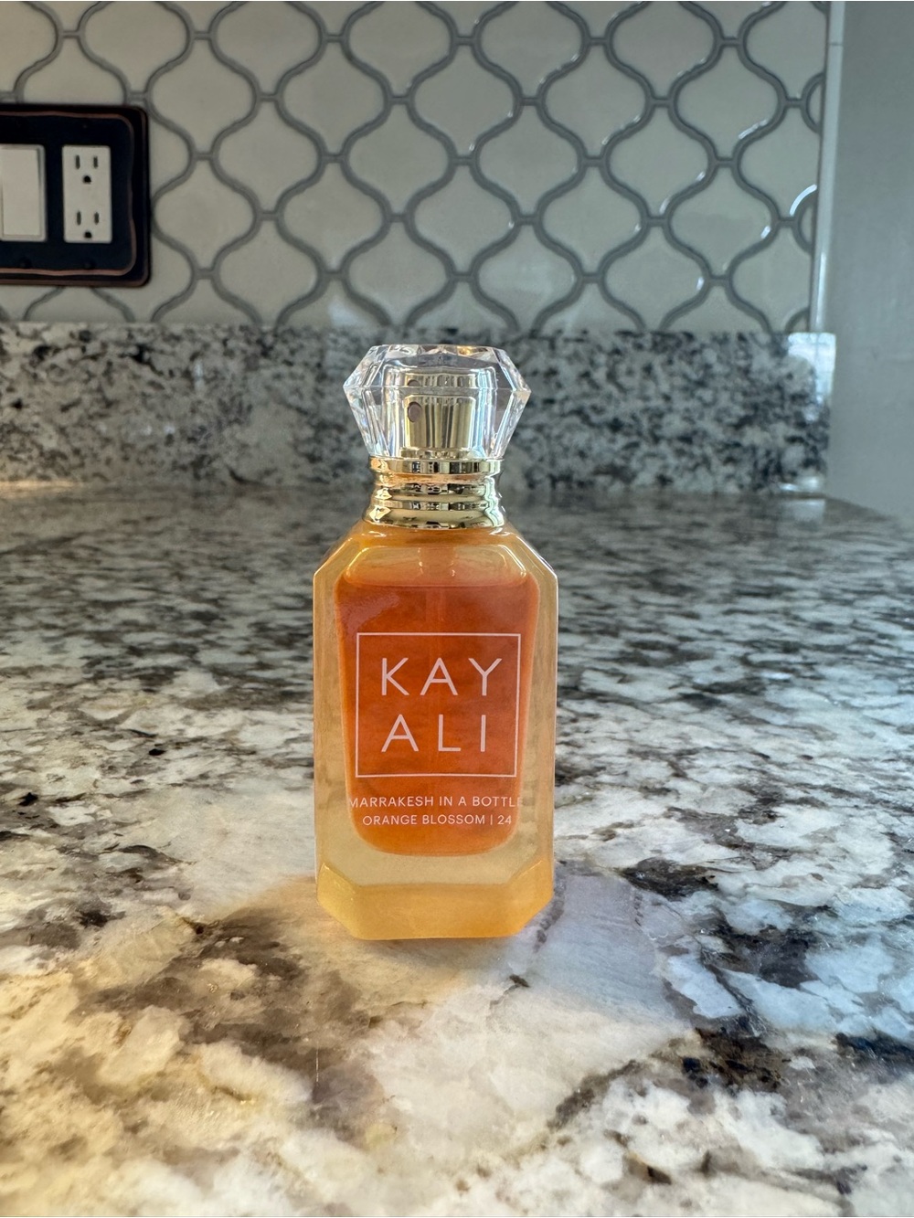 Kayali Marrakesh In A Bottle Orange Blossom Perfume - Orange/Gold Bottle